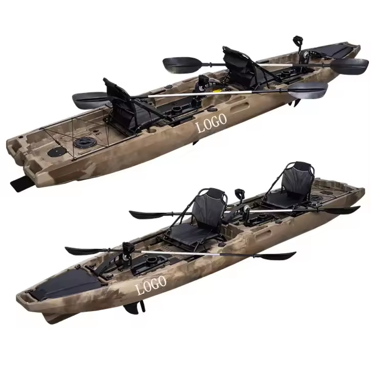 Kayak Pancing Tandem Ganda LSF - Fishing Kayak Pedal Drive ulasan dan harga